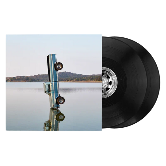 Post Malone F-1 Trillion limited edition 2LP with the sinking car cover art and black vinyl records