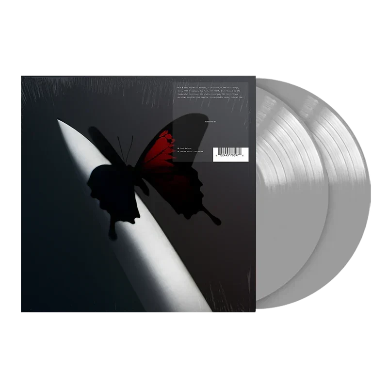 Post Malone Twelve Carat Toothache 2LP with the butterfly blade cover art and silver vinyl records