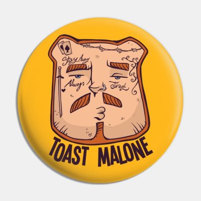 Toast Malone Pin Official Post Malone  Merch