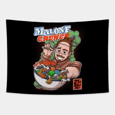 Malone Crunch Illustration Tapestry Official Post Malone  Merch