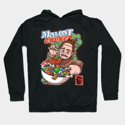 Malone Crunch Illustration Hoodie Official Post Malone  Merch
