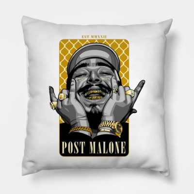 Post Malone Throw Pillow Official Post Malone  Merch