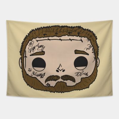 Cartoon Posty Tapestry Official Post Malone  Merch