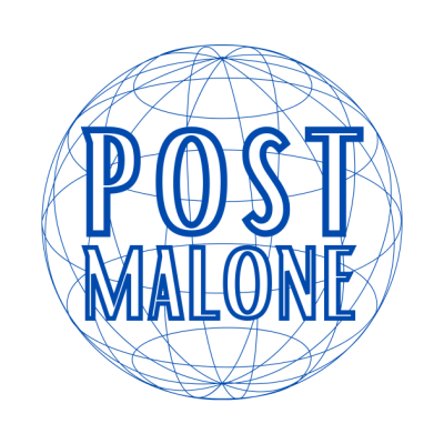 Malone World Circle Tapestry Official Post Malone  Merch