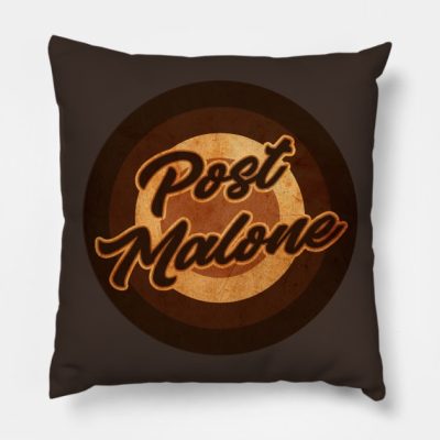 Post Malone Rapper Throw Pillow Official Post Malone  Merch