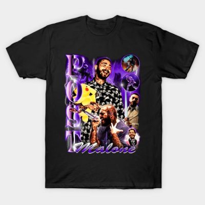 Post Malone Vintage Rap Tee T-Shirt Official Post Malone  Merch