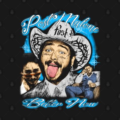 Post Malone Vintage 80S Bootleg Design Tank Top Official Post Malone  Merch