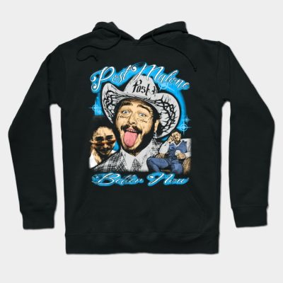 Post Malone Vintage 80S Bootleg Design Hoodie Official Post Malone  Merch