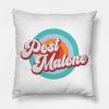 Color Circle With Name Post Throw Pillow Official Post Malone  Merch