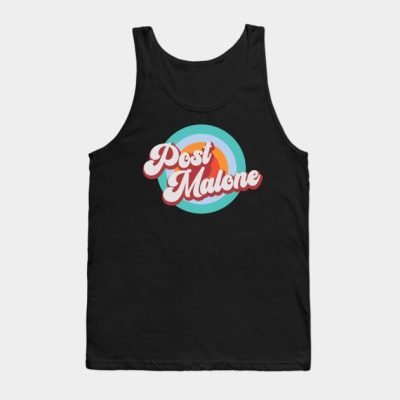Color Circle With Name Post Tank Top Official Post Malone  Merch