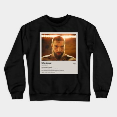 Chemical By Post Malone Crewneck Sweatshirt Official Post Malone  Merch