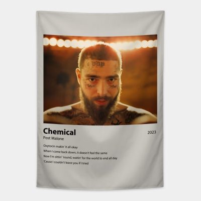 Chemical By Post Malone Tapestry Official Post Malone  Merch