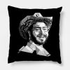 American Rapper Post Malone Black And White Throw Pillow Official Post Malone  Merch