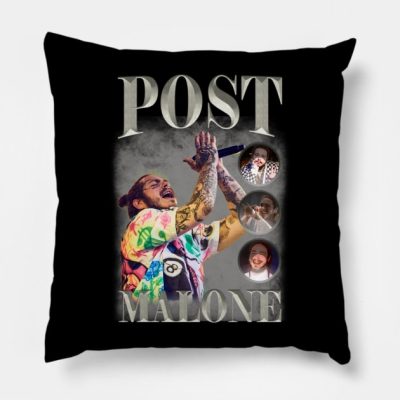 Post Malone Throw Pillow Official Post Malone  Merch