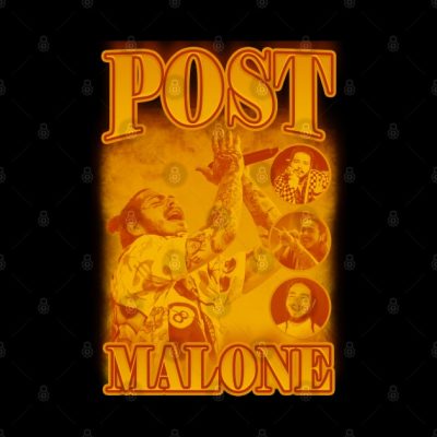 Post Malone Orange Tapestry Official Post Malone  Merch