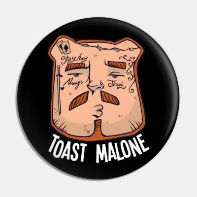 Toast Malone Pin Official Post Malone  Merch