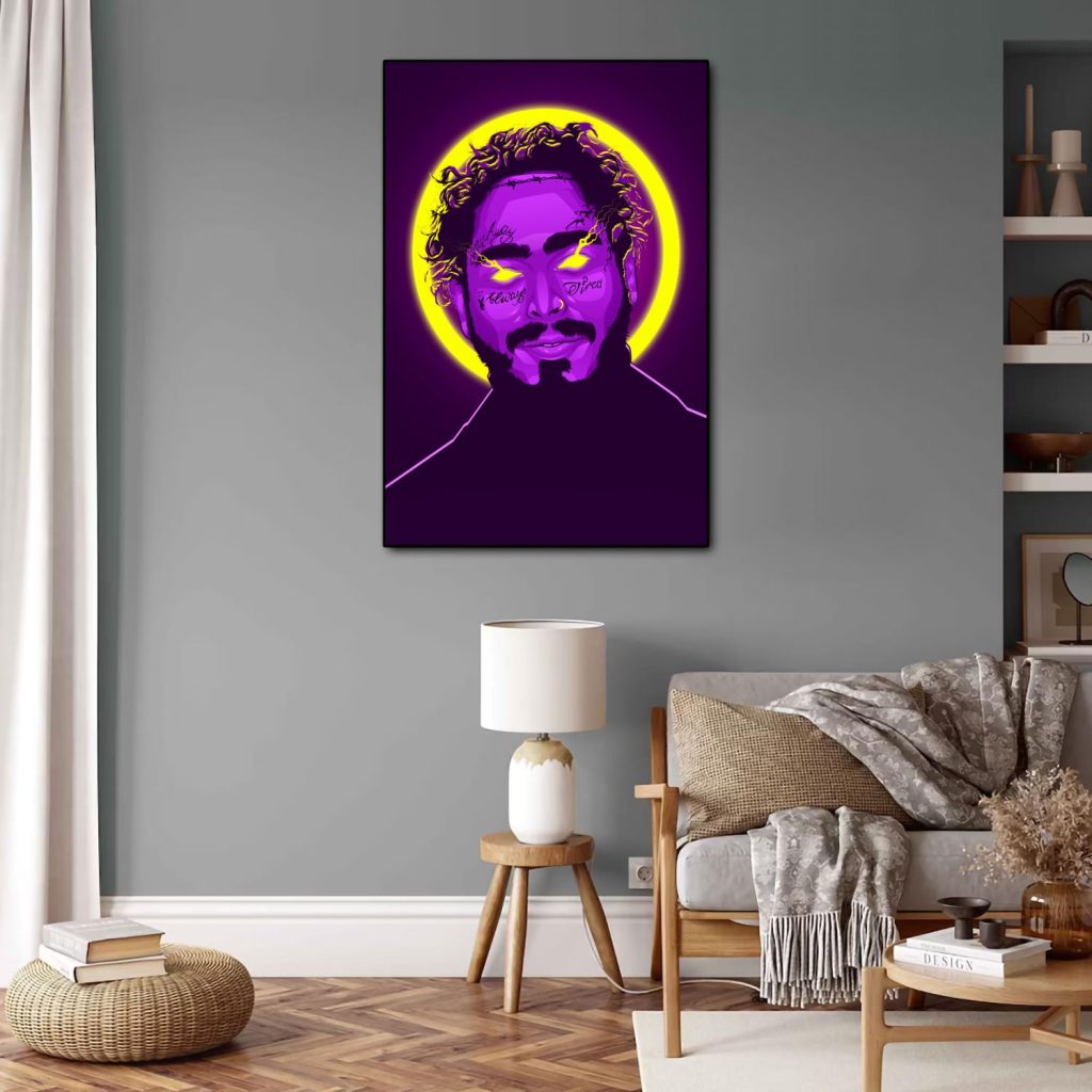 post malone Poster Decorative Painting Canvas Poster Gift Wall Art Living Room Posters Bedroom Painting 1 - Post Malone Shop