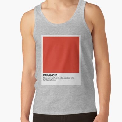 Paranoid - Pantone Swatch Tank Top Official Post Malone  Merch