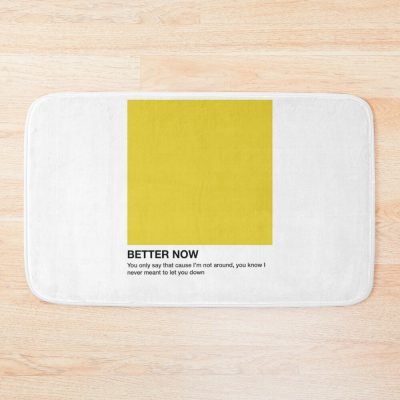 Better Now - Pantone Swatch Bath Mat Official Post Malone  Merch