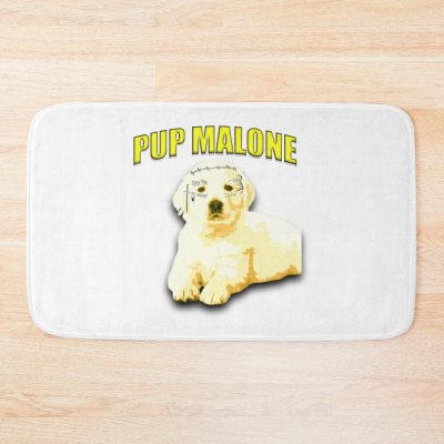 Pup Malone Bath Mat Official Post Malone  Merch