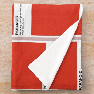 Paranoid - Pantone Swatch Throw Blanket Official Post Malone  Merch