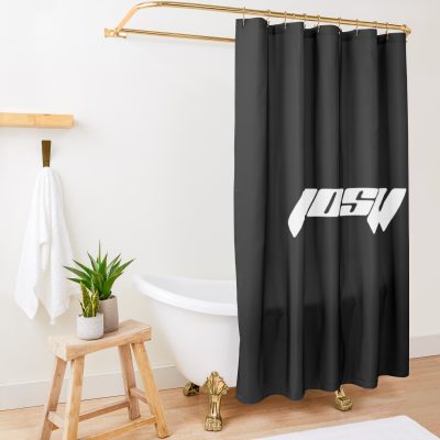 Pure White Posty Shower Curtain Official Post Malone  Merch