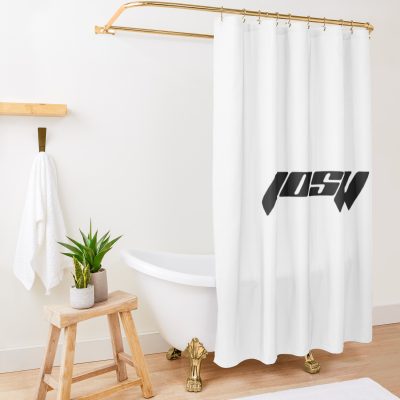 Black Posty Shower Curtain Official Post Malone  Merch