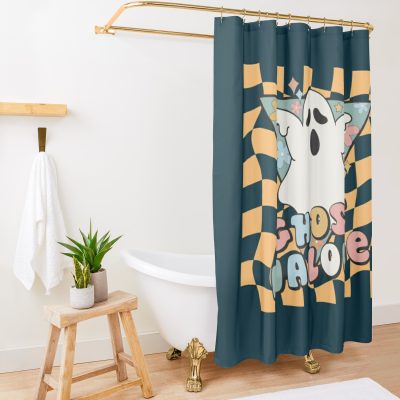 Ghost Malone Shower Curtain Official Post Malone  Merch