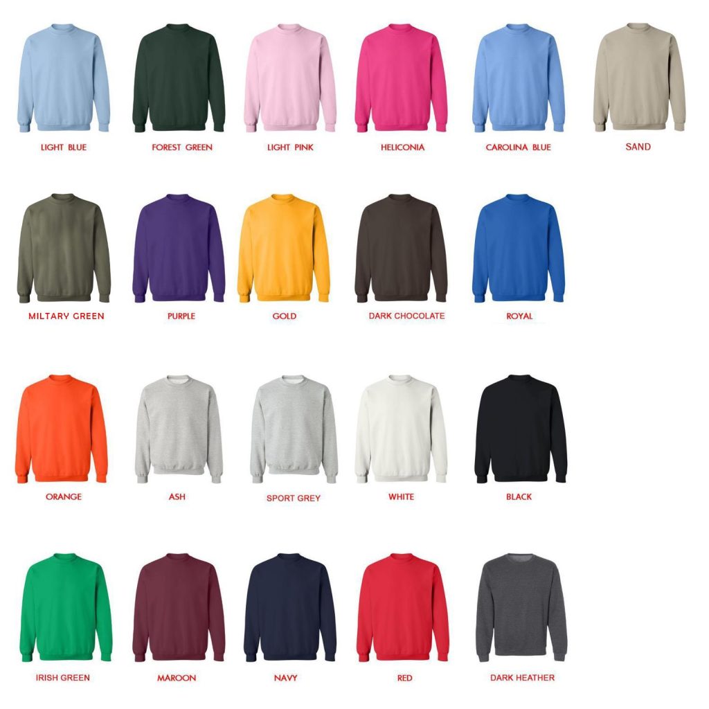 sweatshirt color chart - Post Malone Shop
