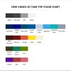 tank top color chart - Post Malone Shop
